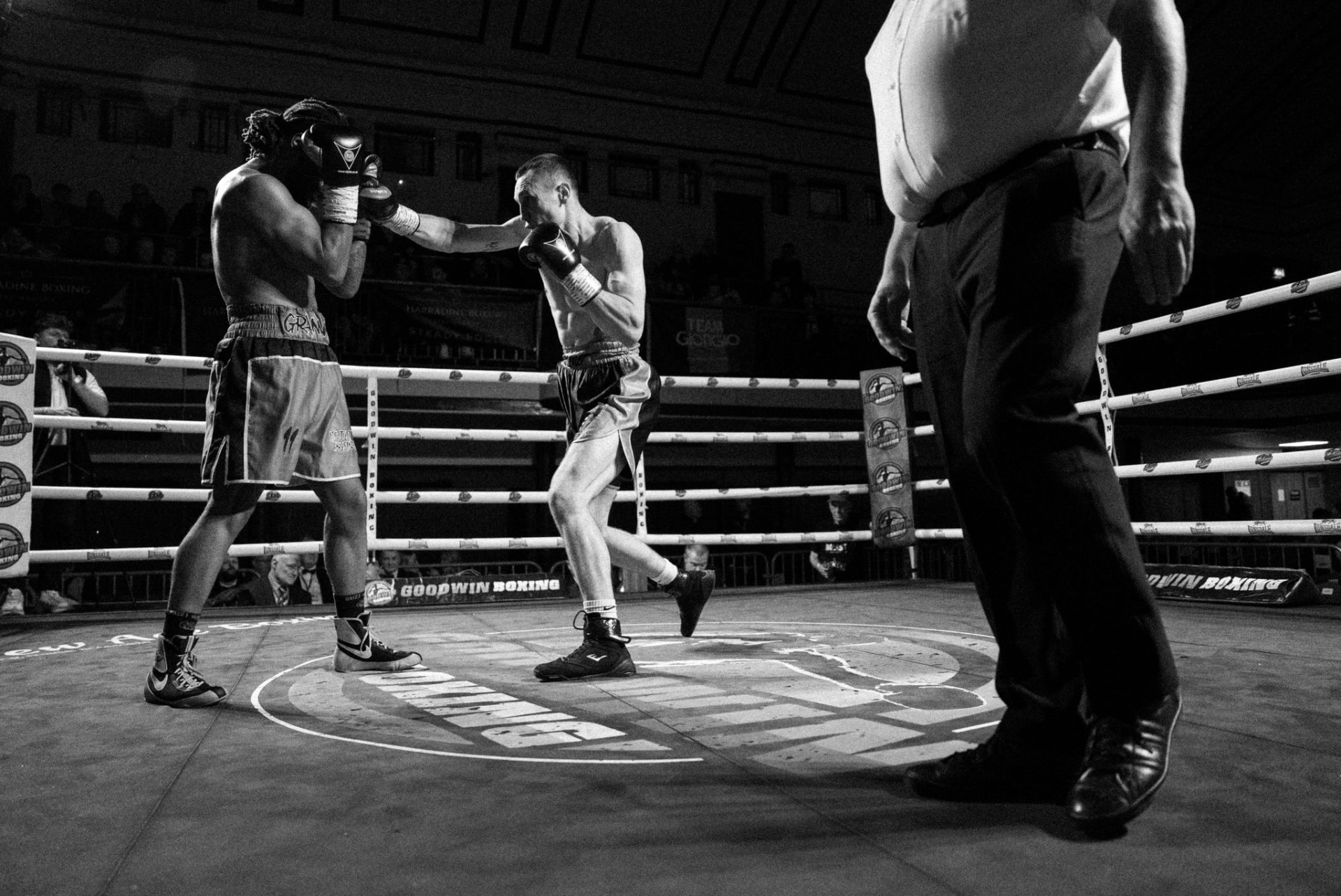 Straight down the middle — Goodwin Boxing