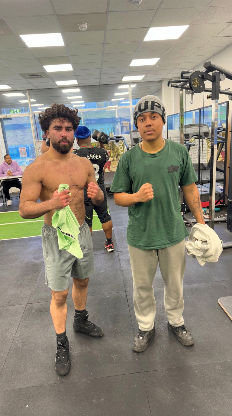 Ethan and Theo after technical sparring